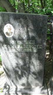 Эдельштейн Моисей Давыдович, Москва, Малаховское кладбище