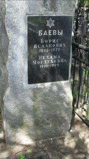 Баева Нехама Мордуховна, Москва, Малаховское кладбище