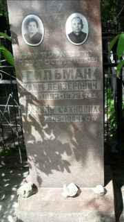 Гильман Хаим Лейзерович, Москва, Малаховское кладбище