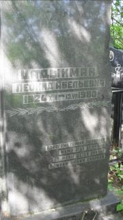 Цадыкман Леонид Абелевич, Москва, Малаховское кладбище