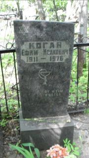 Коган Ефим Исакович, Москва, Малаховское кладбище