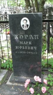 Коган Марк Юрьевич, Москва, Малаховское кладбище