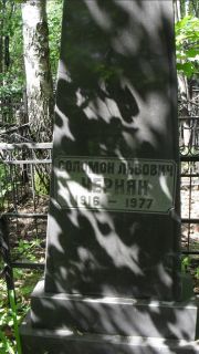 Черняк Соломон Львович, Москва, Малаховское кладбище