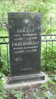 Гильденблат Нахман Валманович, Москва, Малаховское кладбище