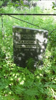 Калюжнер Хума Нухимовна, Москва, Малаховское кладбище