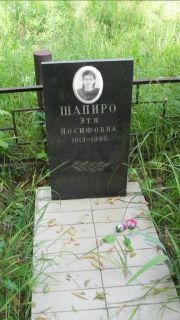 Шапиро Этя Иосифовна, Москва, Малаховское кладбище