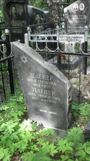 Зеленер Поля Срулевна, Москва, Малаховское кладбище