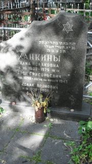 Ханкина Хана Исааковна, Москва, Малаховское кладбище