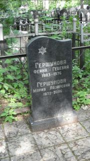 Гершунова Фейна Гецевна, Москва, Малаховское кладбище