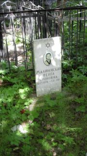 Малиновская Фейга Ароновна, Москва, Малаховское кладбище