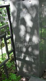 Нудельман Рита , Москва, Малаховское кладбище
