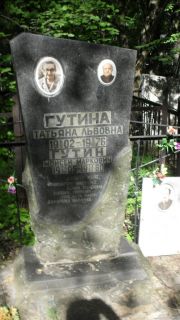 Гутина Татьяна Львовна, Москва, Малаховское кладбище