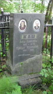 Кац Либа Хаимовна, Москва, Малаховское кладбище