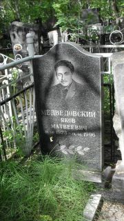 Медведовский Яков Матвеевич, Москва, Малаховское кладбище