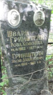 Шварц-Гринштейн Роза Хоновна, Москва, Малаховское кладбище