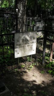 Вуль Двойра Пейсаховна, Москва, Малаховское кладбище