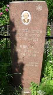Мирлис Хая Лейбовна, Москва, Малаховское кладбище