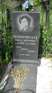 Подобрянская Раиса Наумовна, Москва, Малаховское кладбище