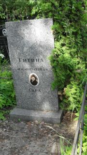 Гитина Сара , Москва, Малаховское кладбище