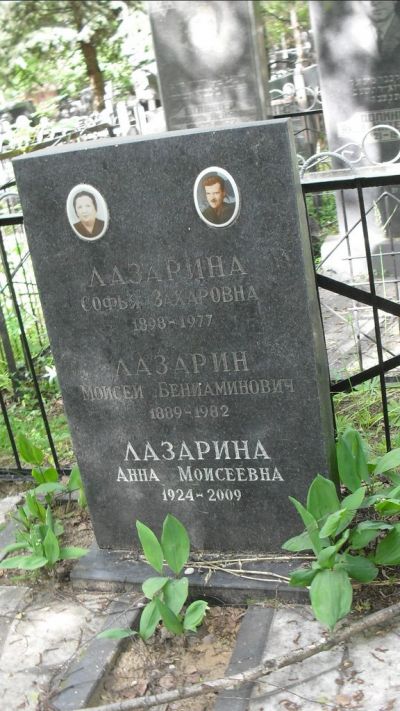 Лазарина Софья Захаровна