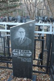 Рахлин Давид Борисович, Москва, Малаховское кладбище