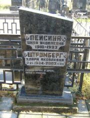 Пейсина Циля Яковлевна, Москва, Малаховское кладбище