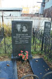 Битман Моисей Абрамович, Москва, Малаховское кладбище