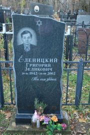 Еленицкий Григорий Зеликович, Москва, Малаховское кладбище