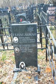 Розенштейн Рахиль Марковна, Москва, Малаховское кладбище