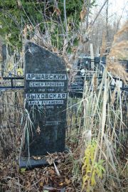Быховская Анна Абрамовна, Москва, Малаховское кладбище