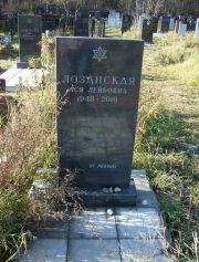 Лозанская Ася Лейбовна, Москва, Малаховское кладбище