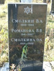 Романова В. В., Москва, Малаховское кладбище