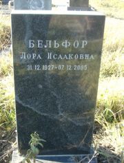 Бельфор Дора Исааковна, Москва, Малаховское кладбище