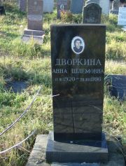 Дворкина Анна Шлемовна, Москва, Малаховское кладбище