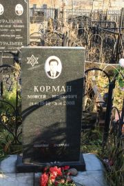Корман Моисей Юзикович, Москва, Малаховское кладбище