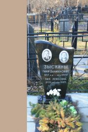 Зыскина Лия Лейбовна, Москва, Малаховское кладбище