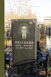 Пятецкий Илья Шаевич, Москва, Малаховское кладбище