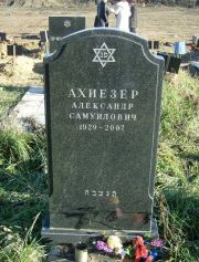 Ахиезер Александр Самуилович, Москва, Малаховское кладбище