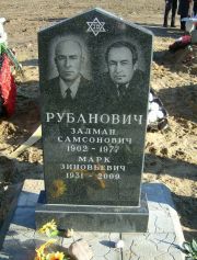 Рубанович Залман Самсонович, Москва, Малаховское кладбище