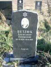 Петлюк Александр Ефимович, Москва, Малаховское кладбище