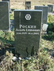 Роскин Лазарь Ефимович, Москва, Малаховское кладбище