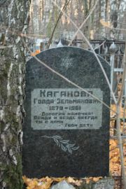 Каганова Гольда Зельмановна, Москва, Малаховское кладбище