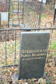Пушканская Раиса Исаковна, Москва, Малаховское кладбище