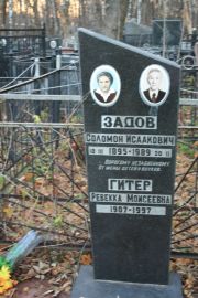 Задов Соломон Исаакович, Москва, Малаховское кладбище