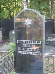 Веккер Наум Аронович, Москва, Салтыковское кладбище