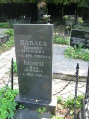 Бабаев Измаил Наумович, Москва, Салтыковское кладбище