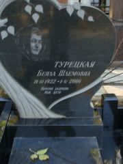 Турецкая Бейла Шлемовна, Москва, Востряковское кладбище