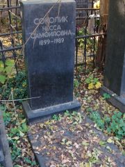 Соколик Несса Самойловна, Москва, Востряковское кладбище