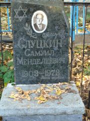 Слуцкин Самуил Менделевич, Москва, Востряковское кладбище