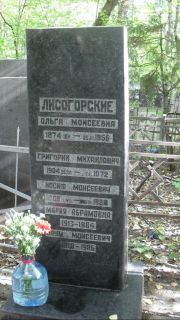 Лисогорская Ольга Моисеевна, Москва, Востряковское кладбище